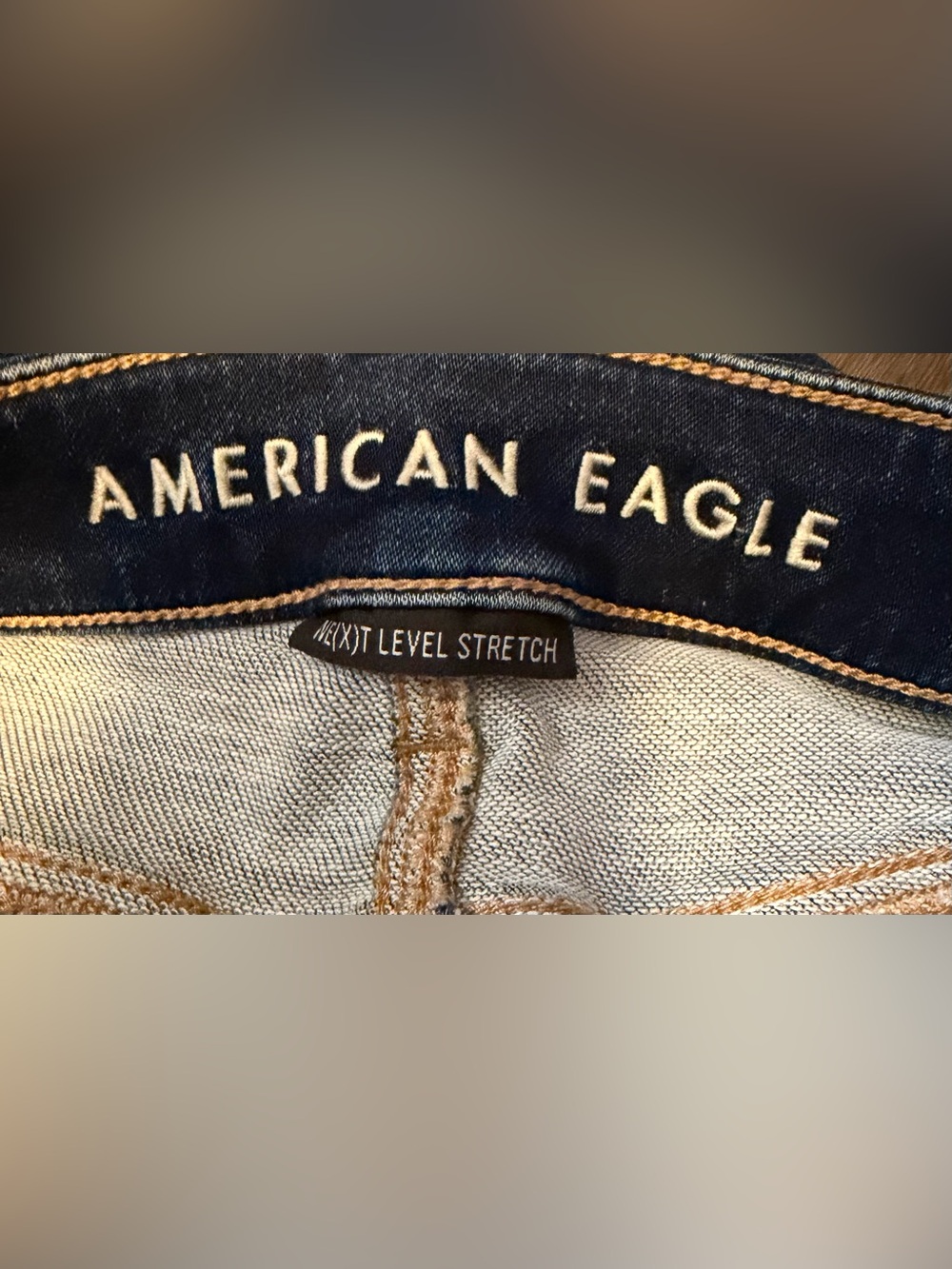 3 Pairs Of Women's American Eagle Dark Blue Skinny Jeans, Size 0 - Picture 2 of 8